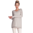 Bamboo Striped Maternity & Nursing Jumper