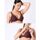 Truffle |  Maternity Plunge Nursing Bra