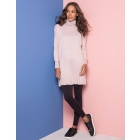 Taupe Roll Neck Maternity & Nursing Tunic