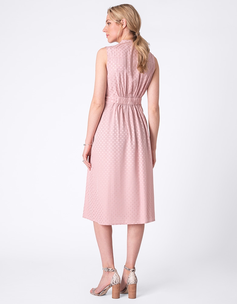 Midi dress blush pink best sale