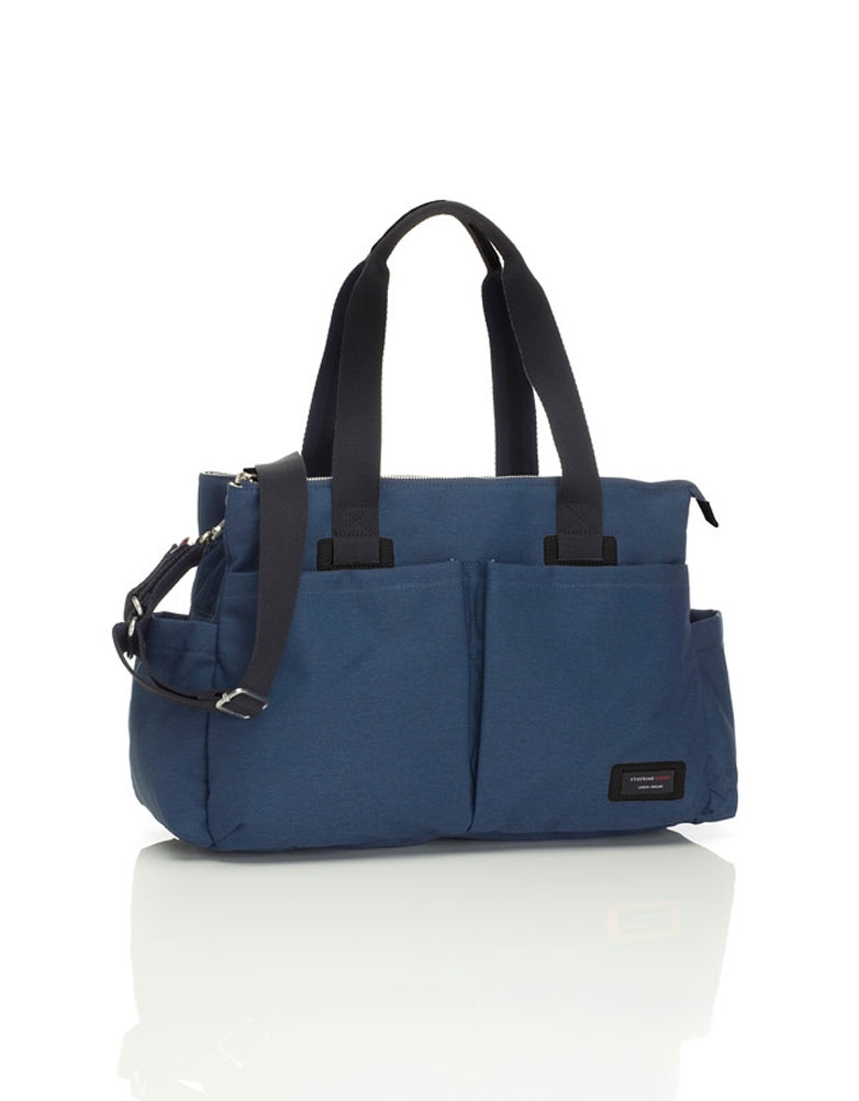 Navy blue baby changing bag sale