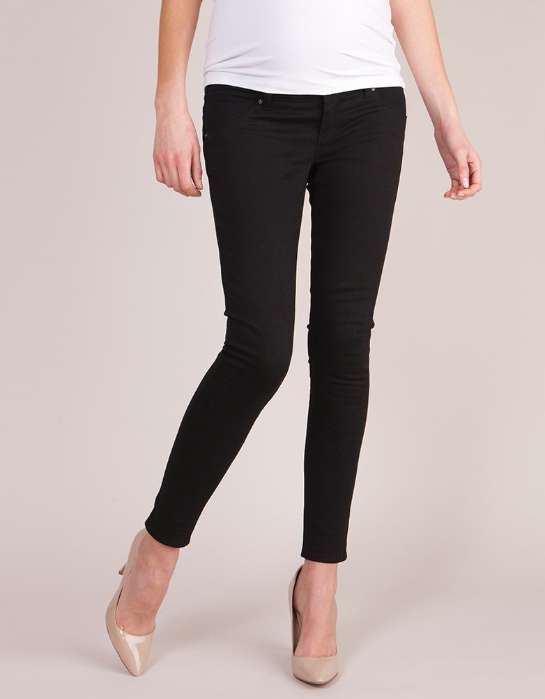 Under Bump Black Skinny Maternity Jeans Seraphine