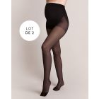 20 Denier Black Maternity Tights – 2 Pack