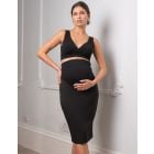 Black Maternity Pencil Skirt