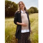 Chandler | Double-Breasted Wool Maternity Coat