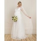 Ofelia | Long Sleeve Lace Maternity Wedding Dress