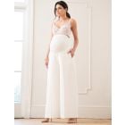 Wide Leg Over Bump Trousers Maternity-To-Nursing 