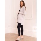 Viscose-Blend Knitted Maternity-To- Nursing  Cardigan