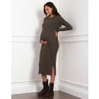 Amaya | Layered Knitted Maternity & Nursing Dress