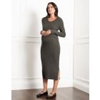 Amaya | Layered Knitted Maternity & Nursing Dress