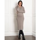 Amaya | Layered Knitted Maternity & Nursing Dress