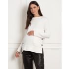 Crew Neck Maternity & Nursing Knit Jumper