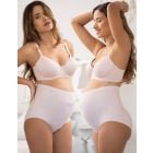 Zina |  Twin Pack No VPL Over Bump Maternity Briefs